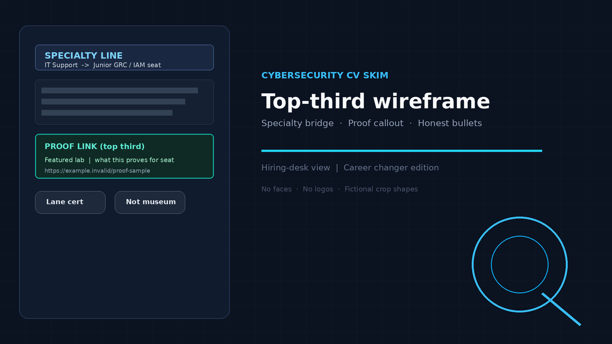 How Recruiters Actually Skim a Cybersecurity Resume
