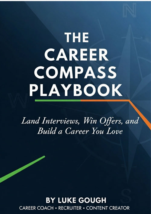 The Career Compass Playbook ebook cover by recruiter Luke Gough